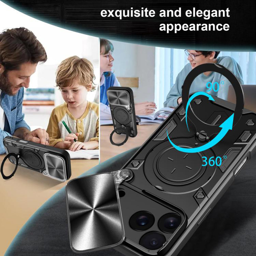 Etui til Apple iPhone 17 Pro, Techsuit, CamGuard Pro, Rosaguld