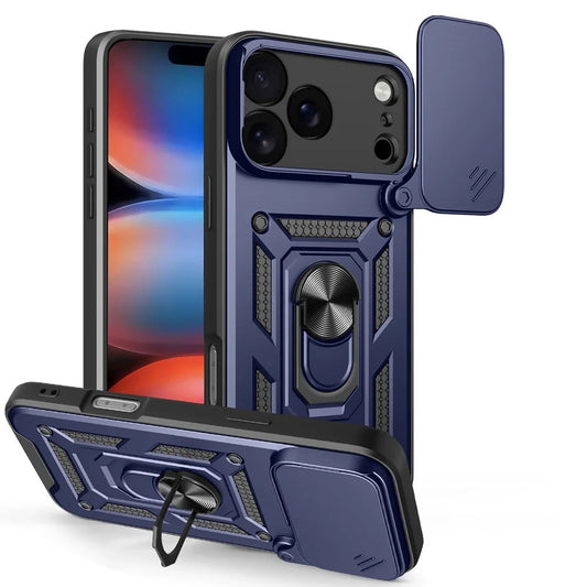 Etui til Apple iPhone 17 Pro, Techsuit, CamShield, Blå