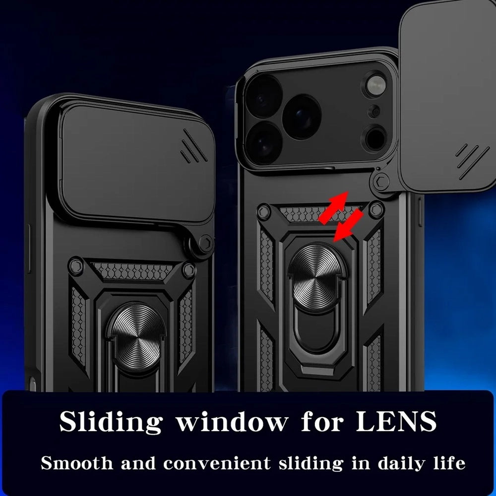 Etui til Apple iPhone 17 Pro, Techsuit, CamShield, Blå