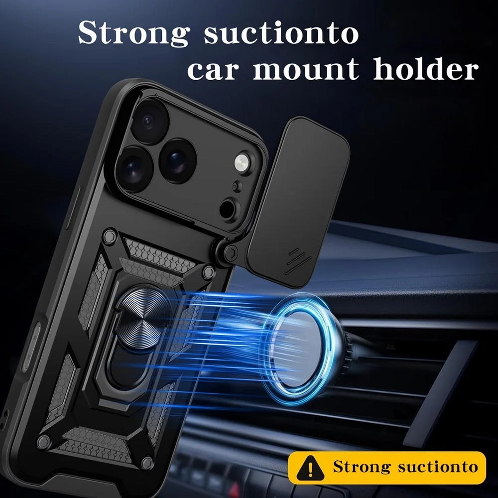 Etui til Apple iPhone 17 Pro, Techsuit, CamShield, Blå