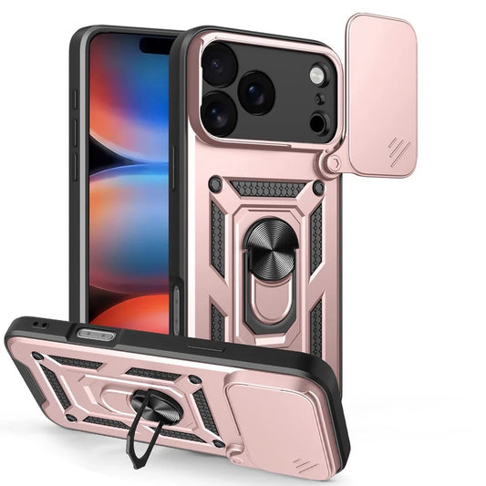 Etui til Apple iPhone 17 Pro, Techsuit, CamShield, Pink