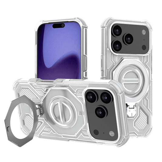 Etui til Apple iPhone 17 Pro, Techsuit, Carbon Shield Pro, Hvid