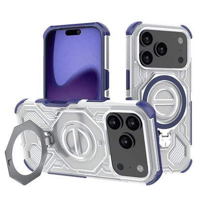 Etui til Apple iPhone 17 Pro, Techsuit, Carbon Shield Pro, Blå