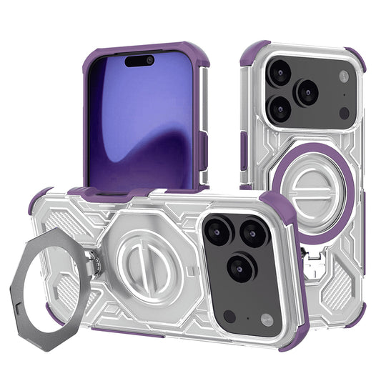 Etui til Apple iPhone 17 Pro, Techsuit, Carbon Shield Pro, Lilla