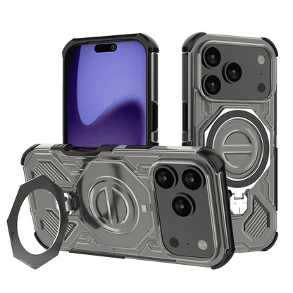 Etui til Apple iPhone 17 Pro, Techsuit, Carbon Shield Pro, Lys Sort