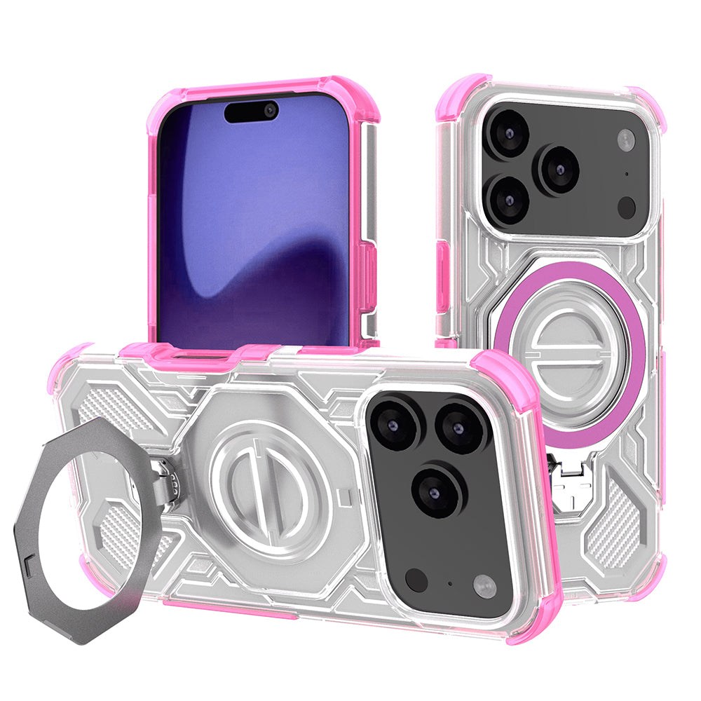 Etui til Apple iPhone 17 Pro, Techsuit, Carbon Shield Pro, Pink