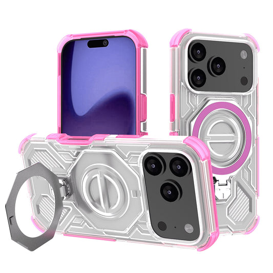 Etui til Apple iPhone 17 Pro, Techsuit, Carbon Shield Pro, Pink
