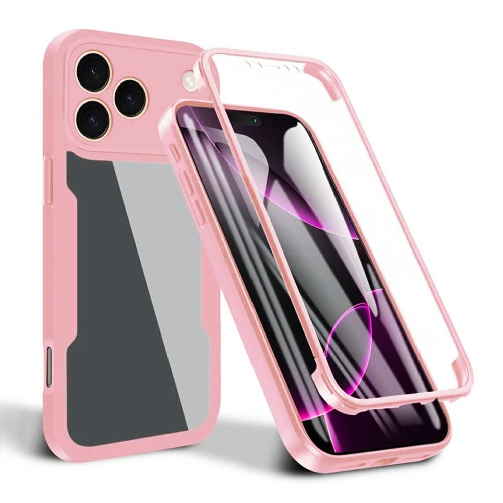 Etui til Apple iPhone 17 Pro, Techsuit, ColorVerse 360, Pink