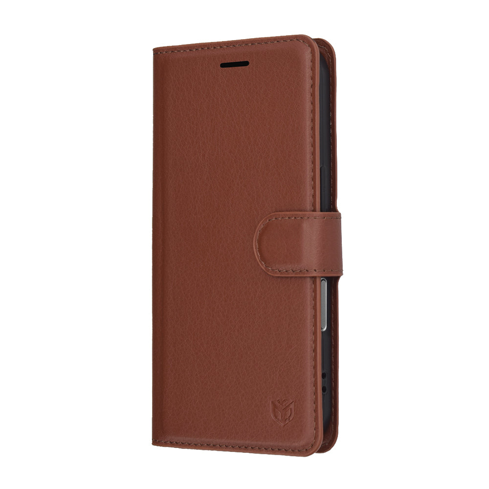 Etui til Apple iPhone 17 Pro, Techsuit, Leather Folio, Brun