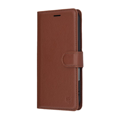 Etui til Apple iPhone 17 Pro, Techsuit, Leather Folio, Brun