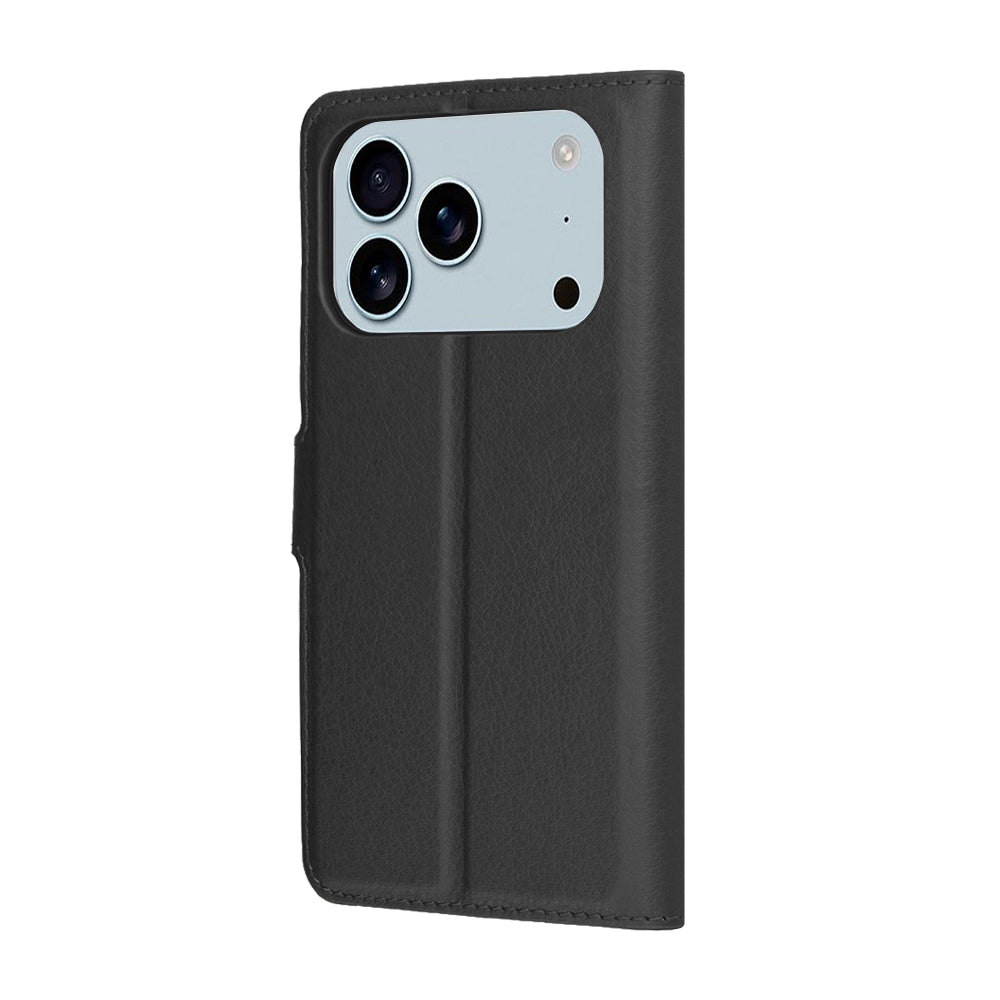 Etui til Apple iPhone 17 Pro, Techsuit, Leather Folio, Sort