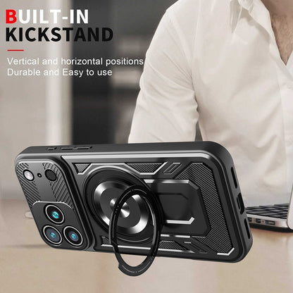 Etui til Apple iPhone 17 Pro, Techsuit, RuggedCam, Grå