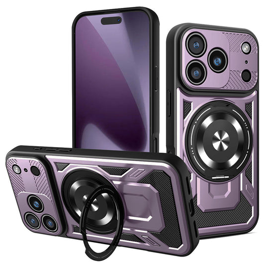 Etui til Apple iPhone 17 Pro, Techsuit, RuggedCam, Lilla