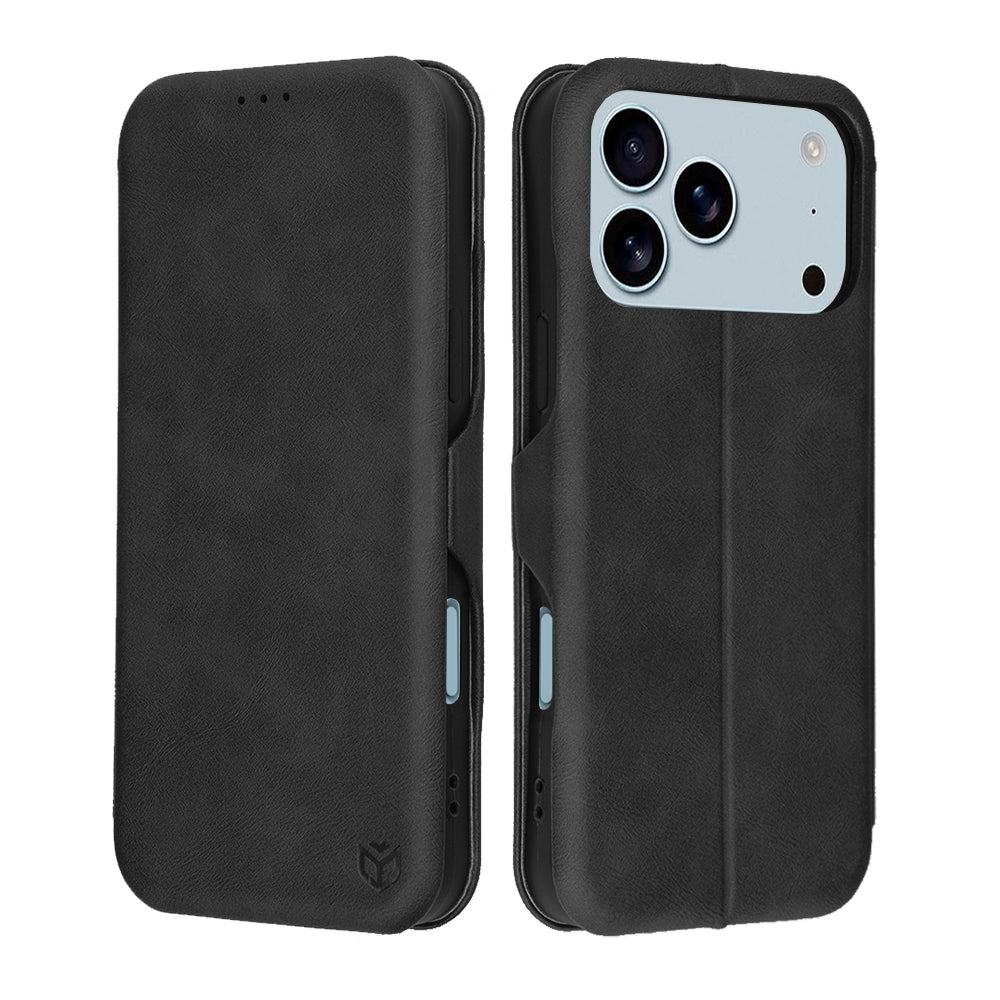 Etui til Apple iPhone 17 Pro, Techsuit, Safe Wallet Plus, Sort