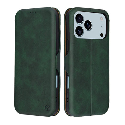 Etui til Apple iPhone 17 Pro, Techsuit, Safe Wallet Plus, Grøn