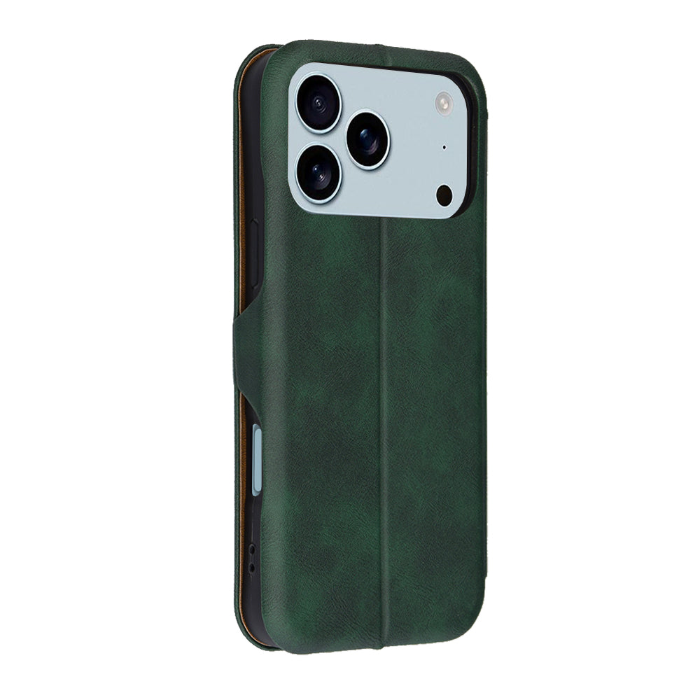 Etui til Apple iPhone 17 Pro, Techsuit, Safe Wallet Plus, Grøn