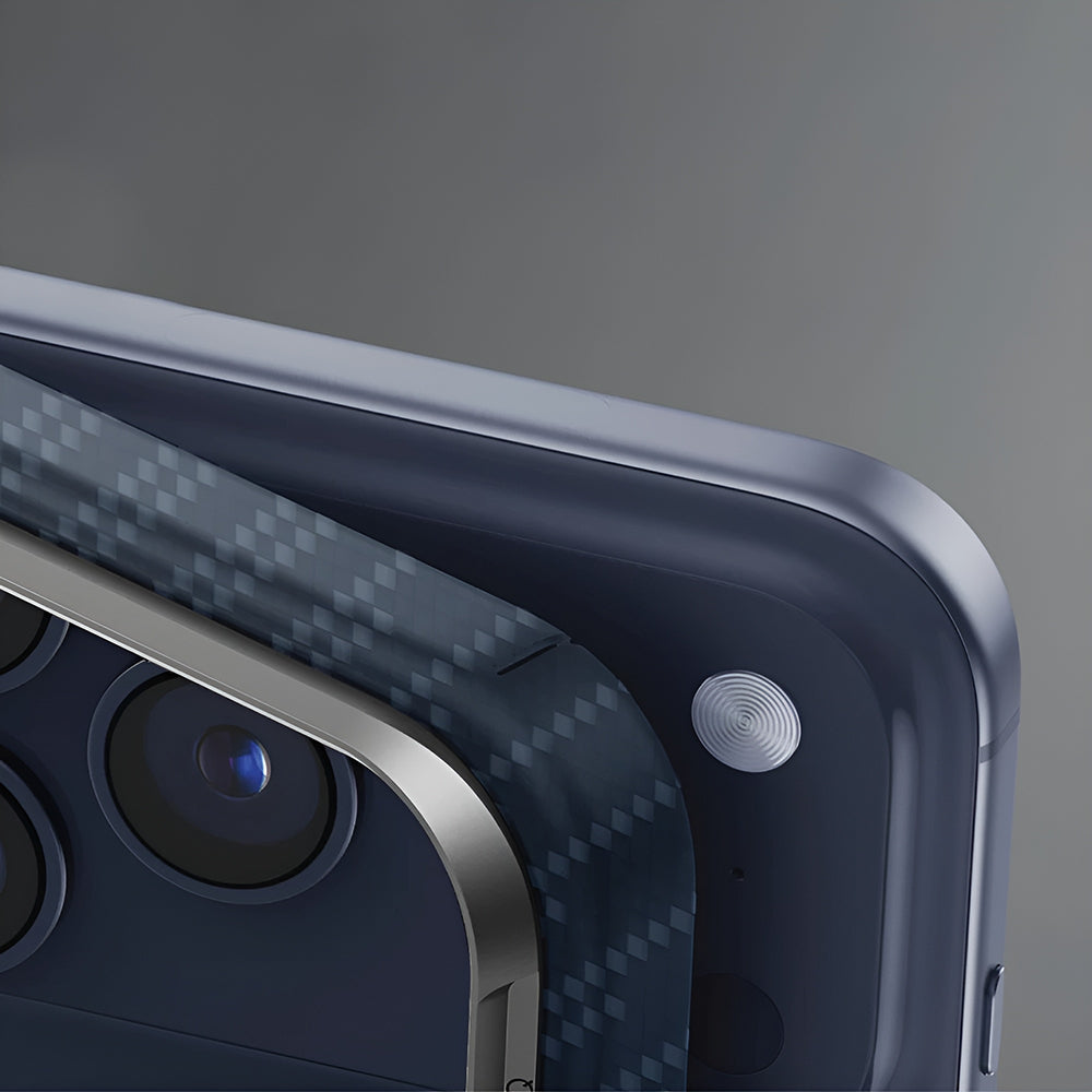 MagSafe cover til Apple iPhone 17 Pro, UNIQ, Keva MagClick, Denim