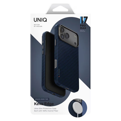 MagSafe cover til Apple iPhone 17 Pro, UNIQ, Keva MagClick, Denim