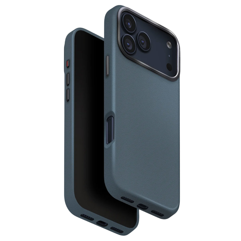 Etui til Apple iPhone 17 Pro, UNIQ, Lyden Leatherette, Blå
