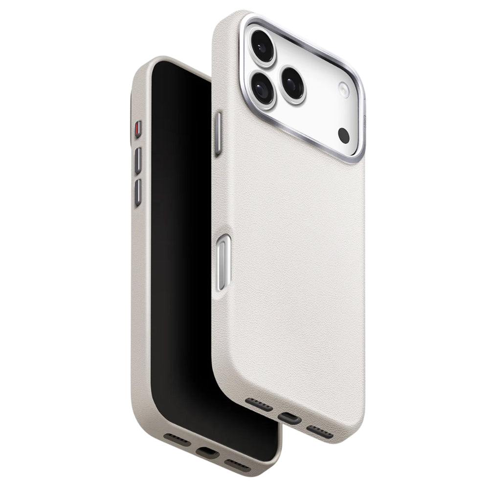 Etui til Apple iPhone 17 Pro, UNIQ, Lyden Leatherette, Grå