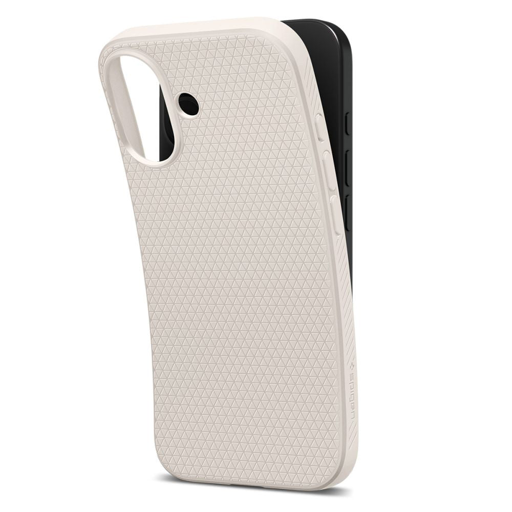 Etui til Apple iPhone 17, Spigen, Liquid Air, Beige