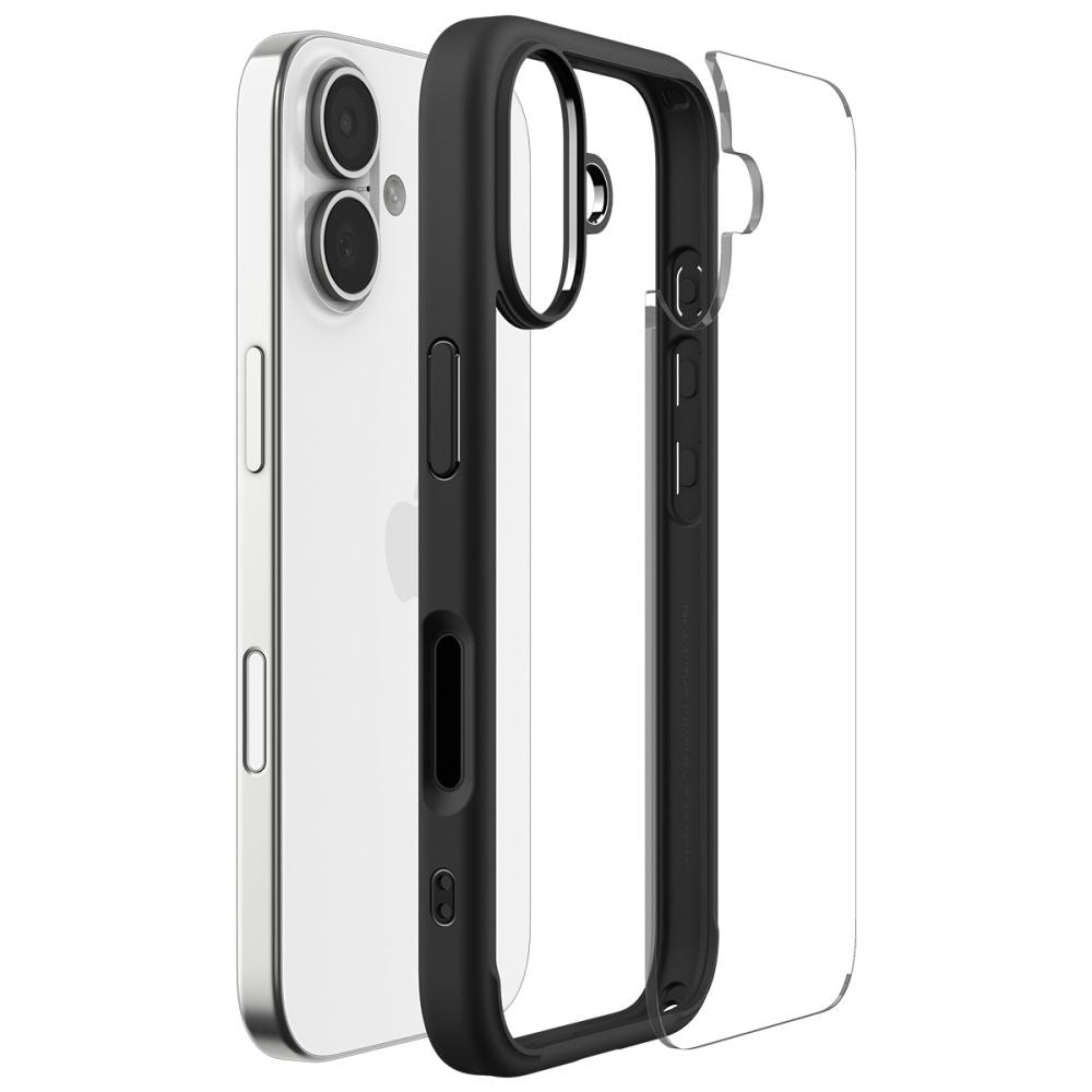 Etui til Apple iPhone 17, Spigen, Ultra Hybrid, Mat Sort