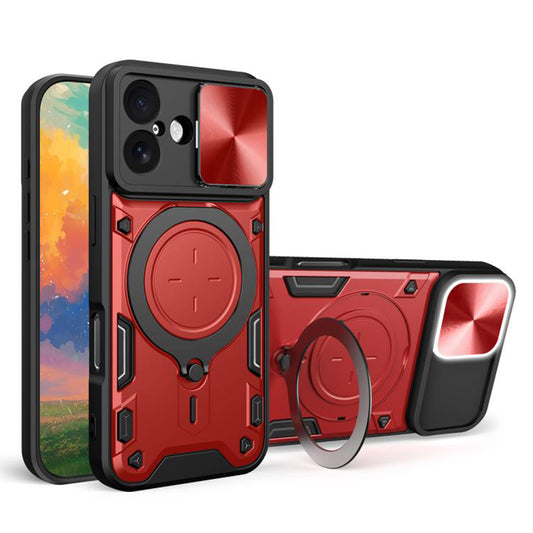 Etui til Apple iPhone 17, Techsuit, CamGuard Pro, Rød