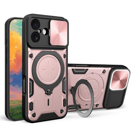 Etui til Apple iPhone 17, Techsuit, CamGuard Pro, Gylden Rosa