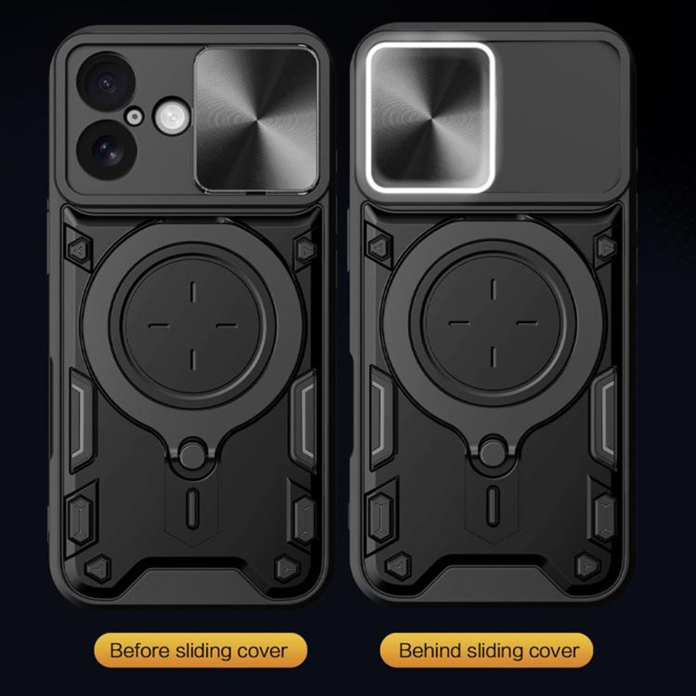 Etui til Apple iPhone 17, Techsuit, CamGuard Pro, Gylden Rosa