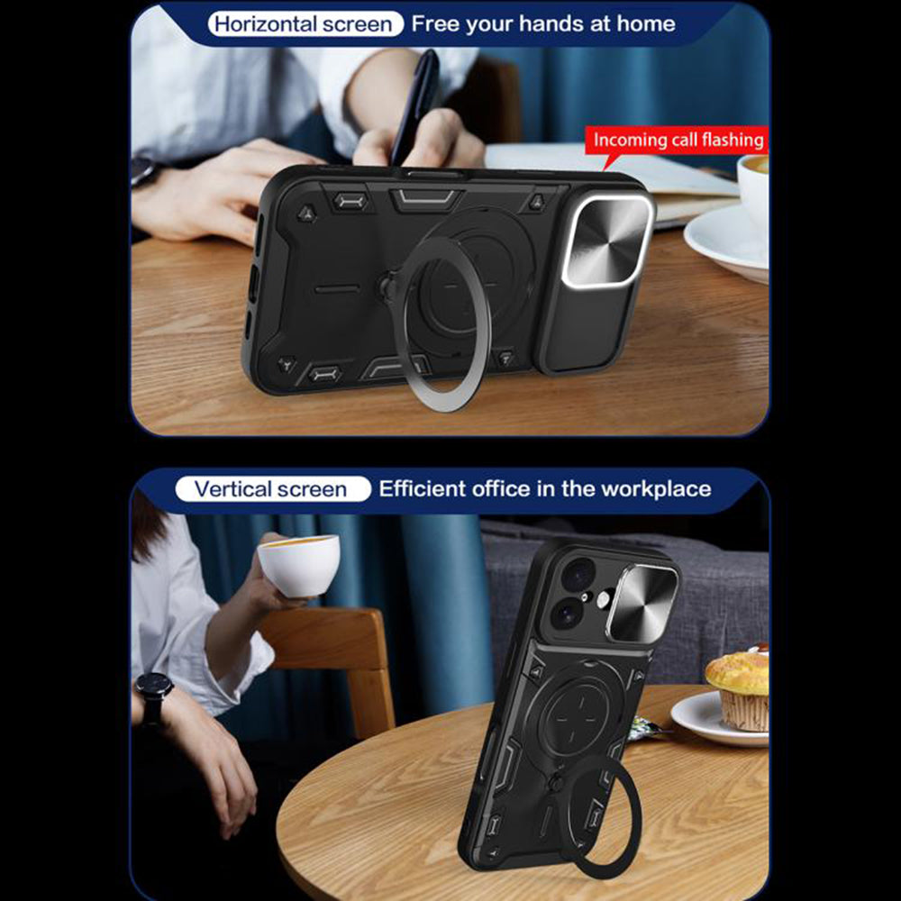 Etui til Apple iPhone 17, Techsuit, CamGuard Pro, Gylden Rosa