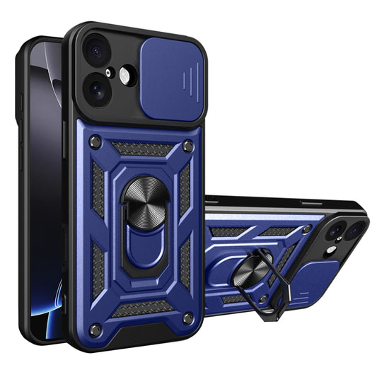 Etui til Apple iPhone 17, Techsuit, CamShield, Blå