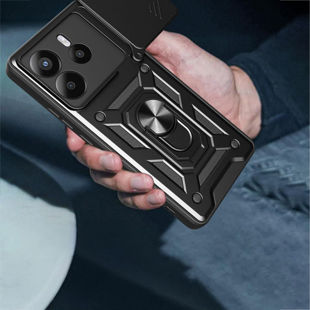 Etui til Apple iPhone 17, Techsuit, CamShield, Sort