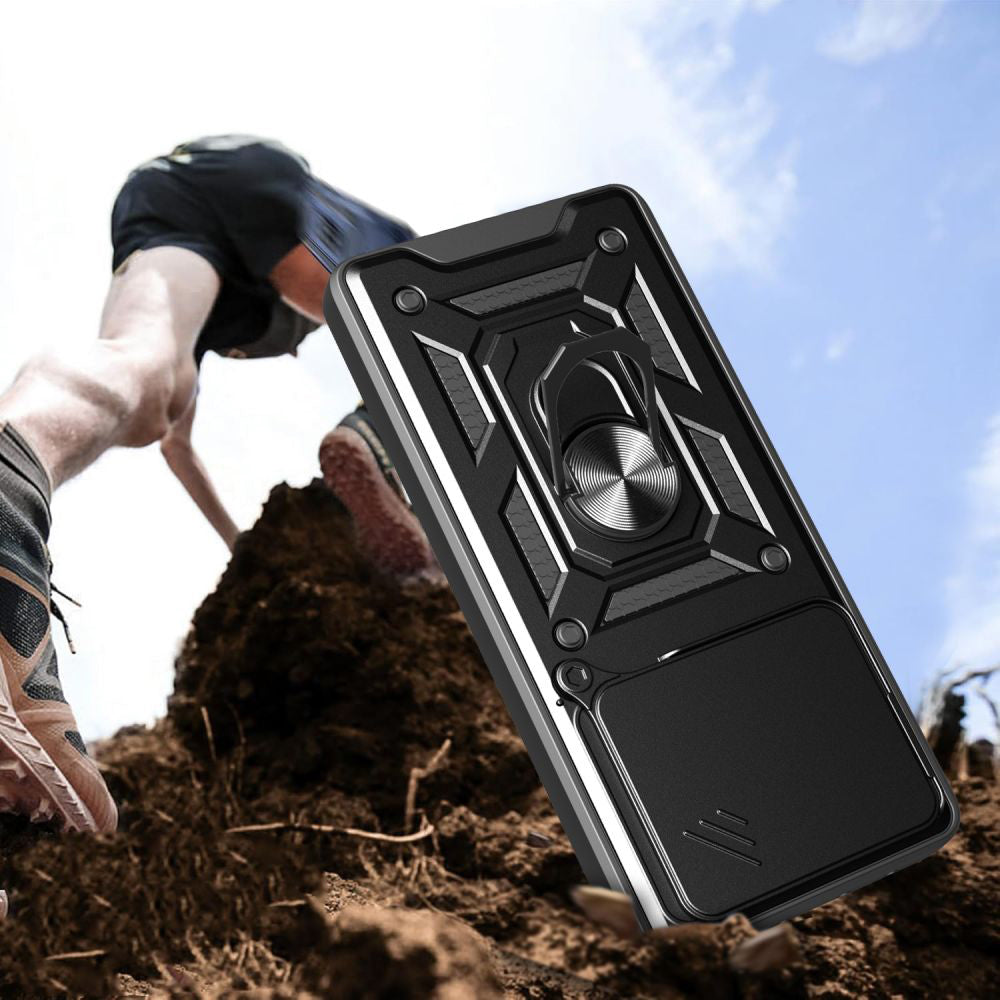 Etui til Apple iPhone 17, Techsuit, CamShield, Sort