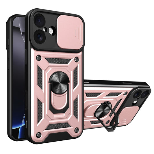 Etui til Apple iPhone 17, Techsuit, CamShield, Pink