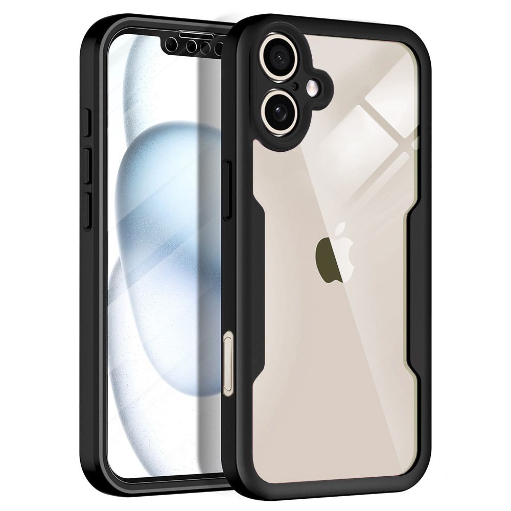 Etui til Apple iPhone 17, Techsuit, ColorVerse 360, Sort