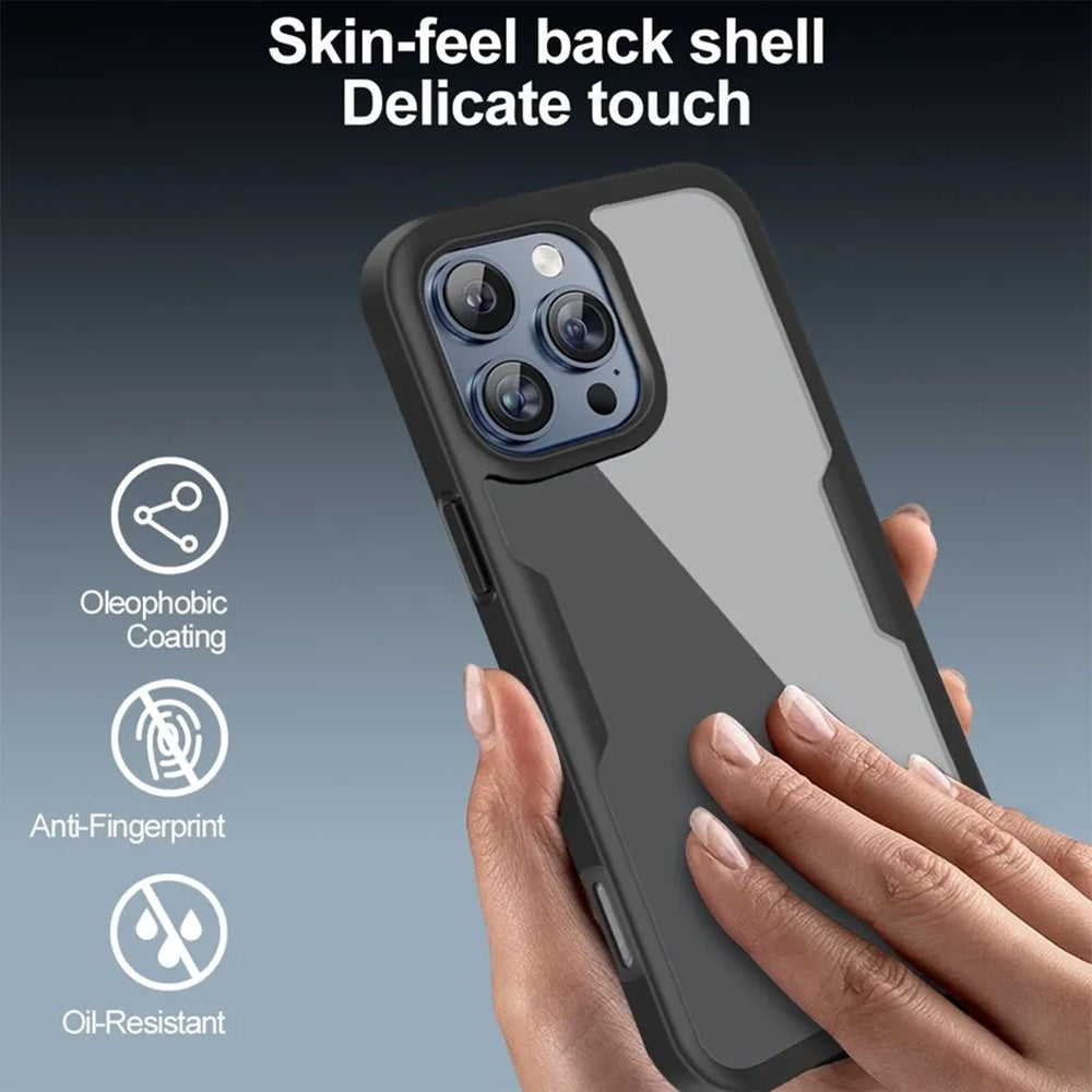 Etui til Apple iPhone 17, Techsuit, ColorVerse 360, Sort