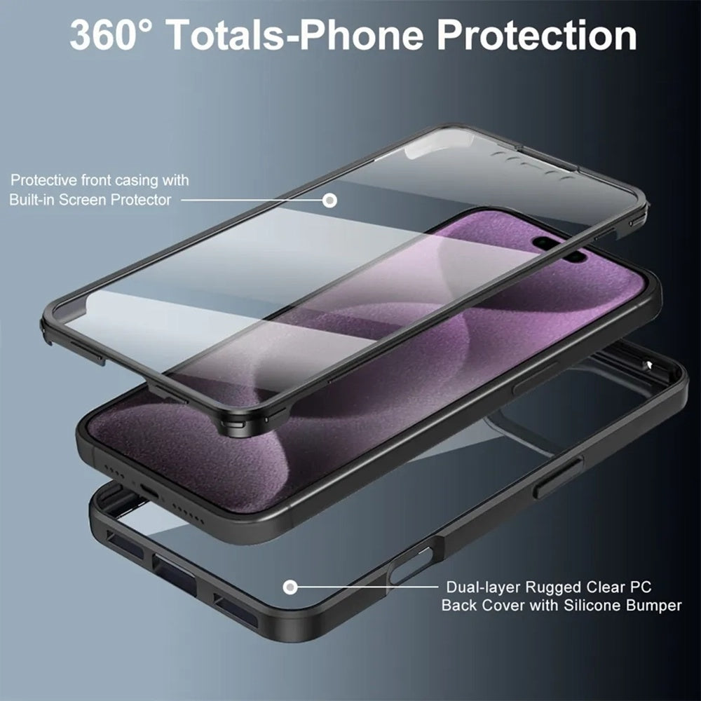 Etui til Apple iPhone 17, Techsuit, ColorVerse 360, Pink