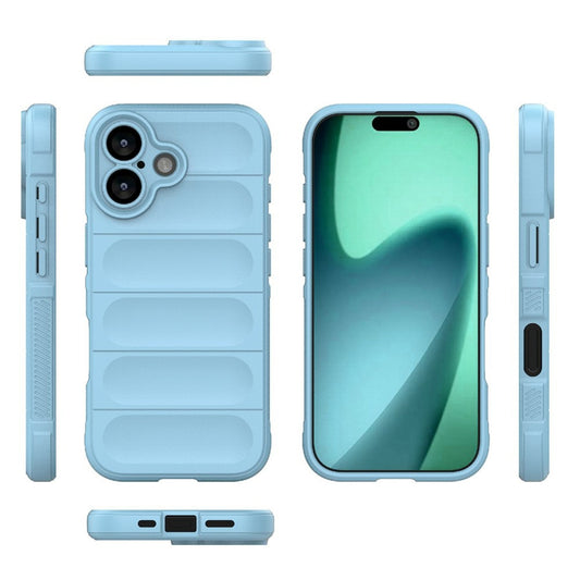 Etui til Apple iPhone 17, Techsuit, Magic Shield, Blå