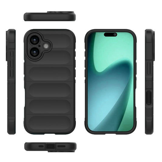 Etui til Apple iPhone 17, Techsuit, Magic Shield, Sort
