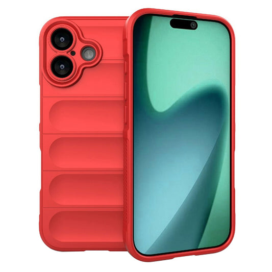 Etui til Apple iPhone 17, Techsuit, Magic Shield, Rød