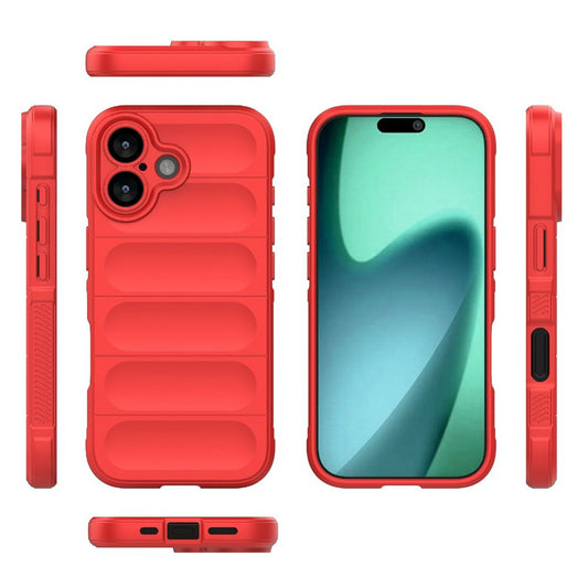 Etui til Apple iPhone 17, Techsuit, Magic Shield, Rød