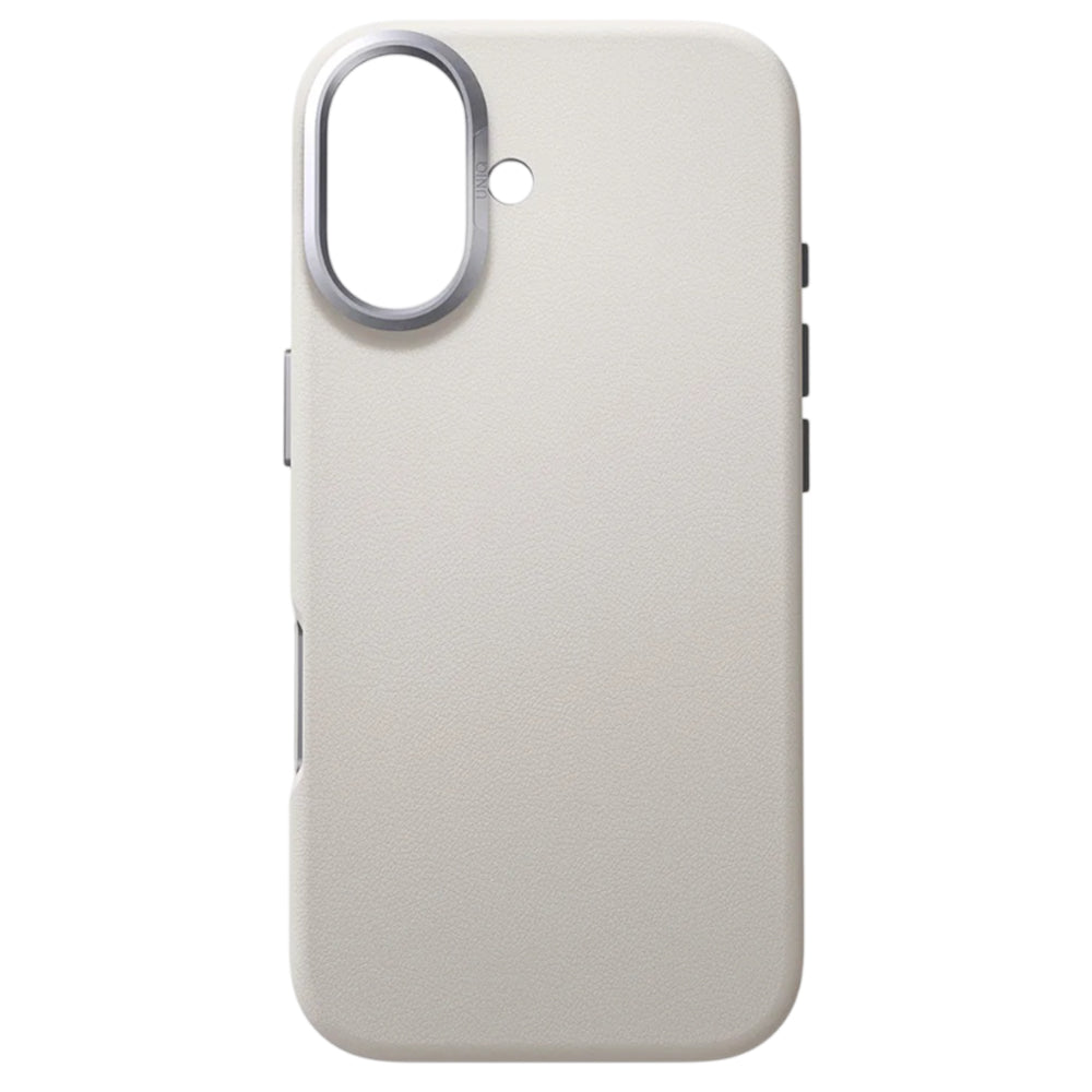 Etui til Apple iPhone 17, UNIQ, Lyden Leatherette, Grå