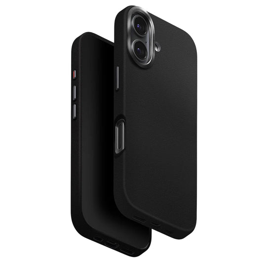Cover til Apple iPhone 17, UNIQ, Lyden Leatherette, Sort