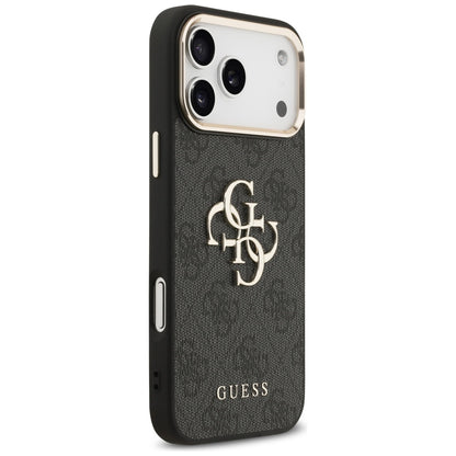 Cover til Apple iPhone 18 Pro / 17 Pro, Guess, 4G Big Classic Logo, Sort