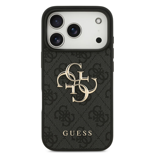 Cover til Apple iPhone 18 Pro / 17 Pro, Guess, 4G Big Logo, Sort