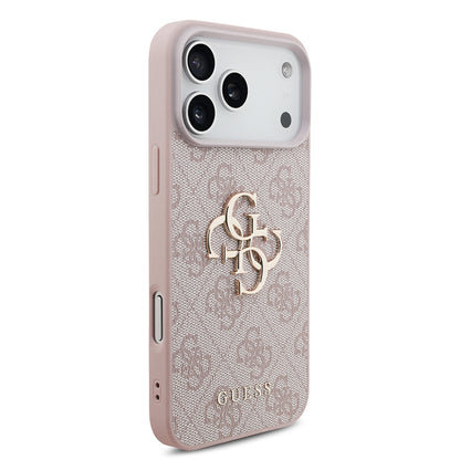 Cover til Apple iPhone 18 Pro / 17 Pro, Guess, 4G Big Logo, Pink