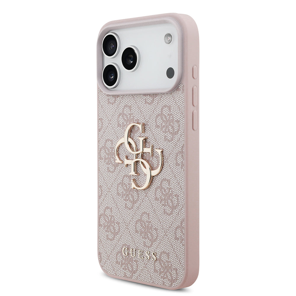 Cover til Apple iPhone 18 Pro / 17 Pro, Guess, 4G Big Logo, Pink