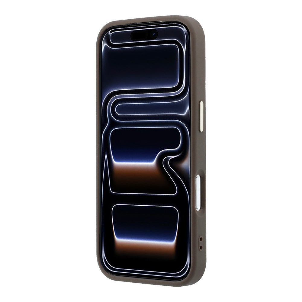 Cover til Apple iPhone 18 Pro / 17 Pro, Guess, 4G Big Resin Logo, Brun