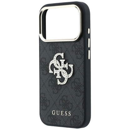 Cover til Apple iPhone 18 Pro / 17 Pro, Guess, 4G Big Strass Logo, Sort
