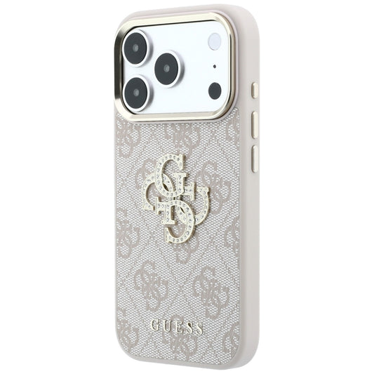 Cover til Apple iPhone 18 Pro / 17 Pro, Guess, 4G Big Strass Logo, Pink